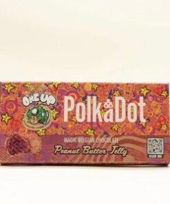 Polkadot Peanut Butter Jelly Belgian Chocolate Bar For Sale