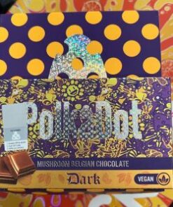 Buy PolkaDot Dark Mushroom Belgian Chocolate Bar